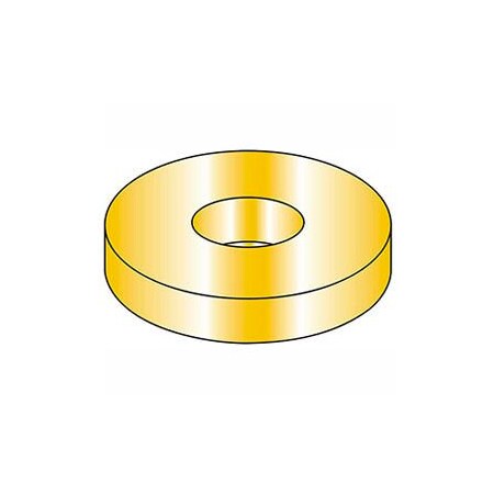 1/4in Flat Washer - SAE - Extra Thick - 9/32in I.D. - Steel - Yellow Zinc - Grade 8 - Pkg Of 50